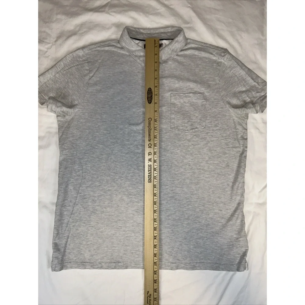 Banana Republic performance pique polo men's Light gray size‎ XL short sleeve